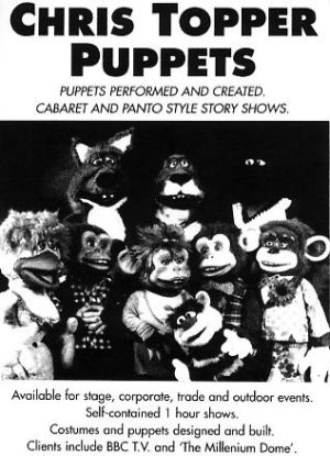 Jon Anton Presents... large number of PUPPET ACTS available depending on your requirements. These PUPPET ACTS can be categorised as Glove Puppets, Rod Puppets, Marionettes & of course Ventriloquists Puppets.